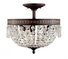 World Imports WI237306 - Bijoux Collection 3-Light Flemish Semi-Flush Mount Light