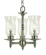 Framburg 2508 SBR - 3-Light Siena Bronze Sheraton Mini Chandelier