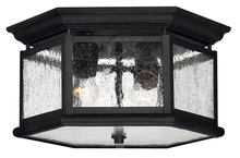 Hinkley 1683BK - Hinkley Lighting Edgewater Series 1683BK Exterior Flush-Mount